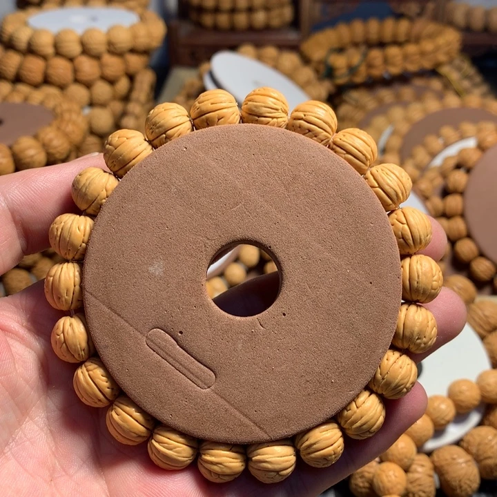 桃核手串14#盘锦辽西黄桃