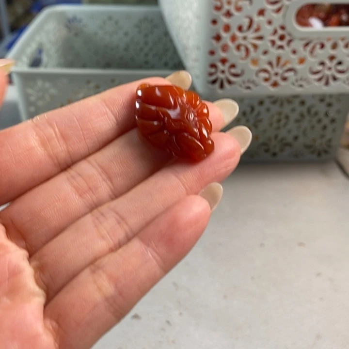 玛瑙/玉髓吊坠(不含链)未镶嵌