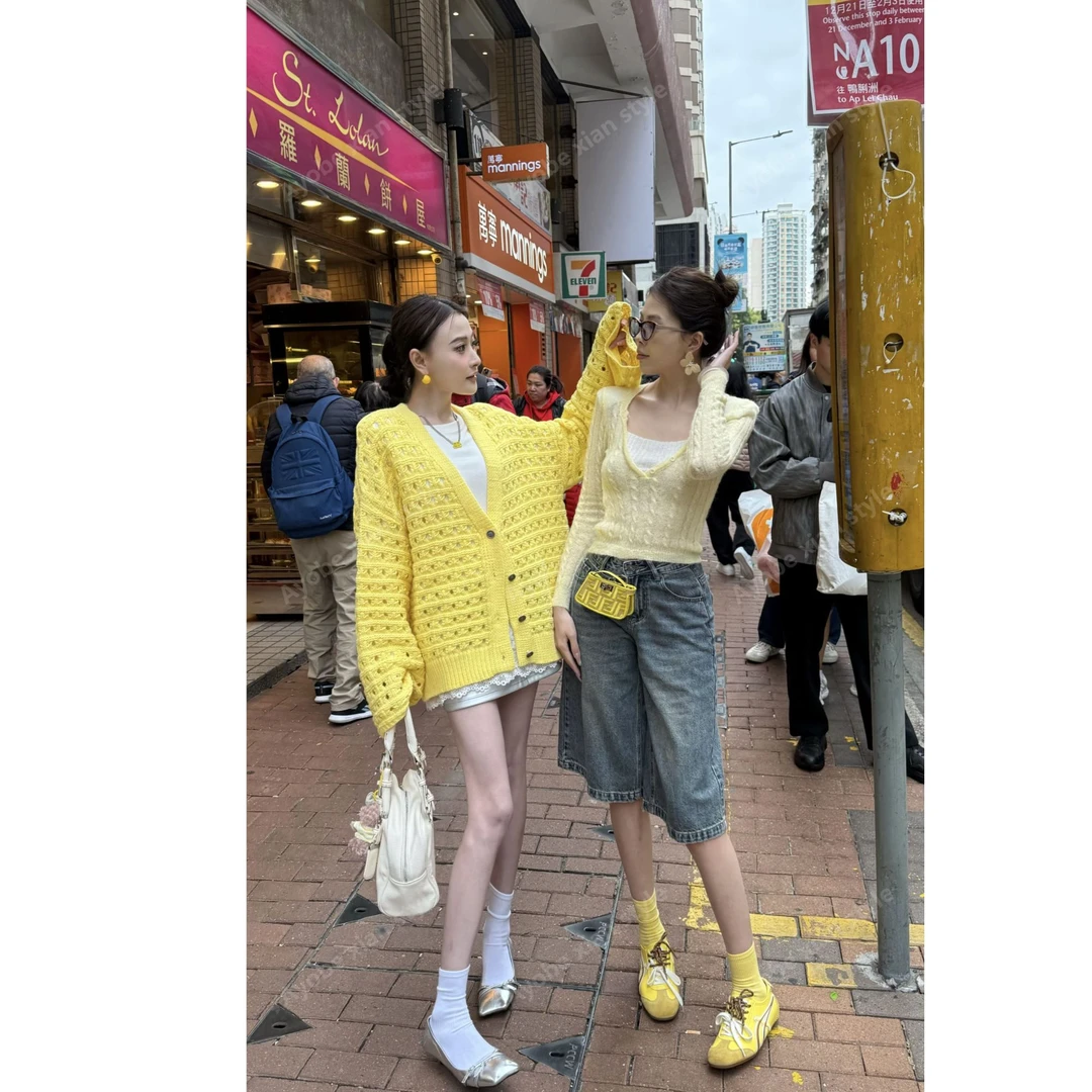 AYOBE小贤/美式街头牛仔直筒裤 2025款时髦做旧宽松垂感水洗工艺