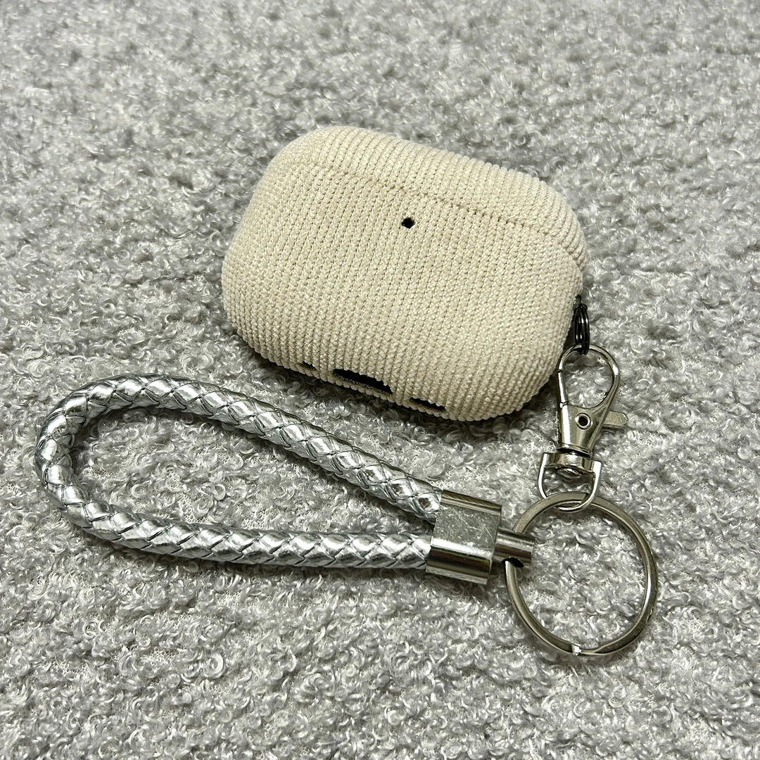绒布适用苹果airpodspro3耳机保护套airpods4壳套pro2苹果3保护套
