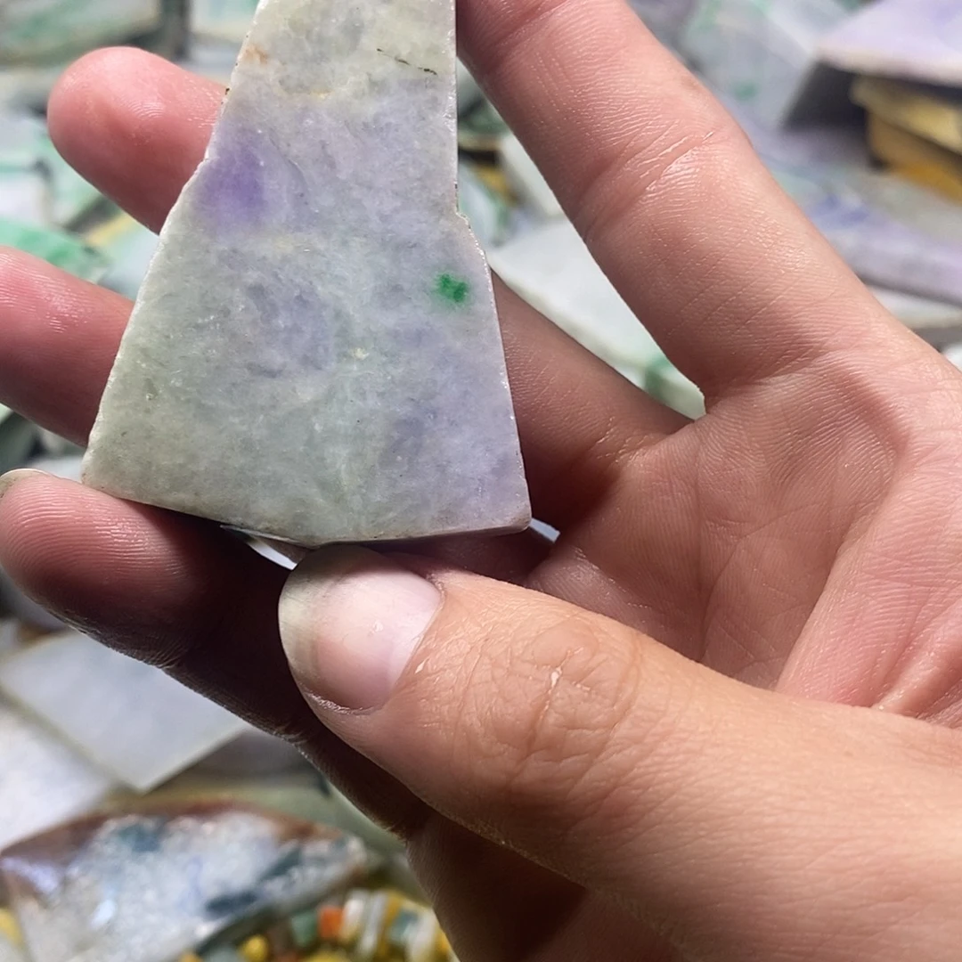 翡翠未镶嵌挂件天然缅甸