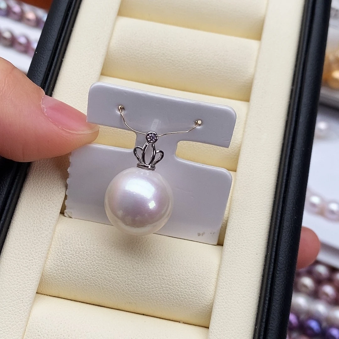 淡水珍珠颈饰银S925镶嵌