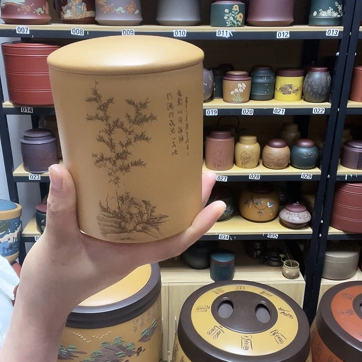 紫砂茶叶罐言****李紫砂茶叶罐