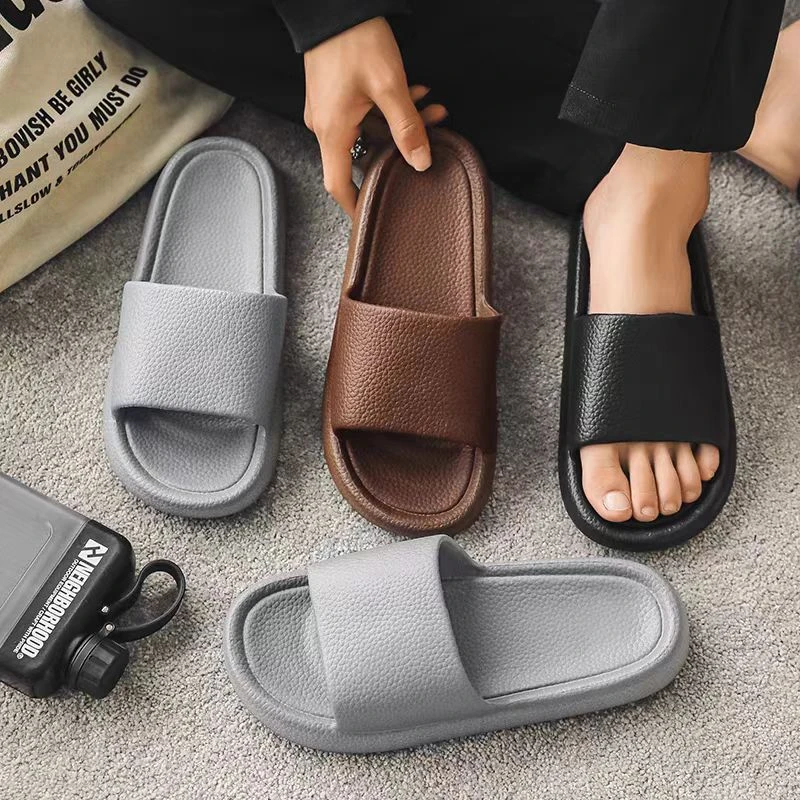 拖鞋男夏季居家室内浴室洗澡家用防滑凉拖情侣软底一字拖时尚