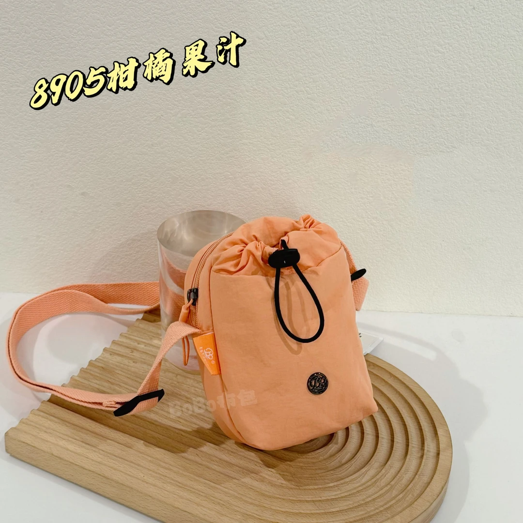 博卜正品大容量手机包时尚百搭纯色斜挎包水瓶包BOBO-8905