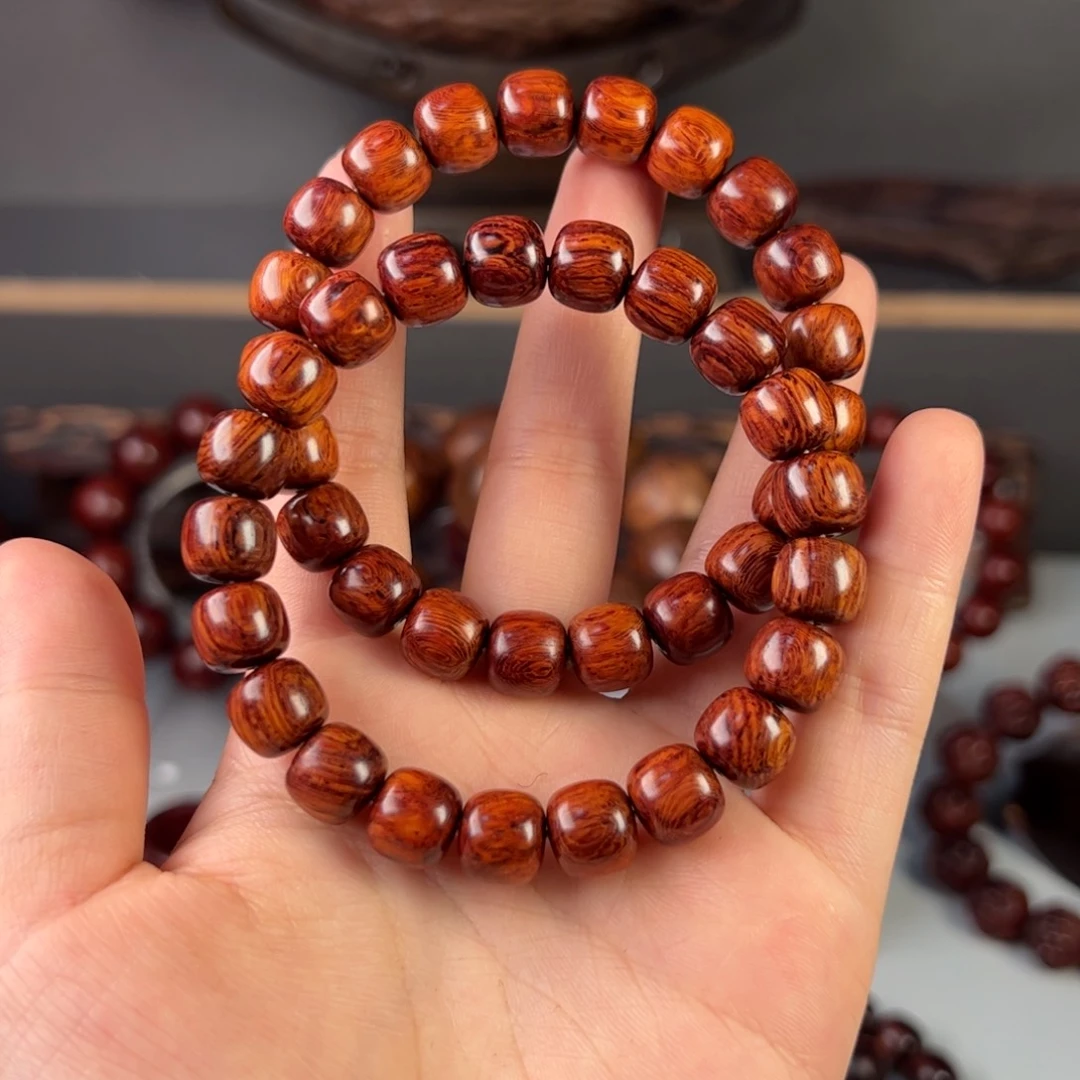 花梨木类红降9.10土埋玉化料 全品无瑕福利单圈