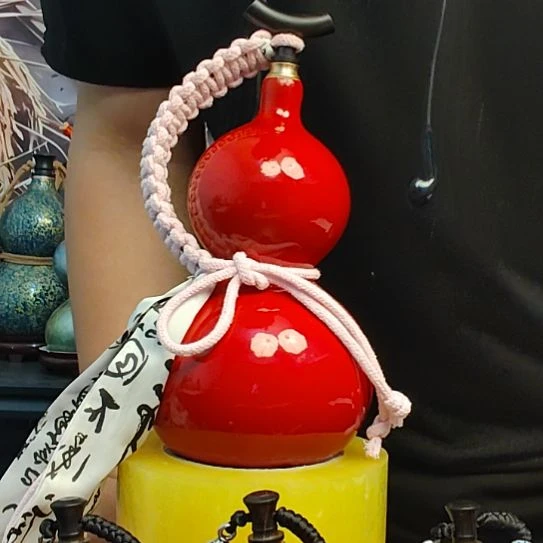 大漆葫芦一个红色一斤