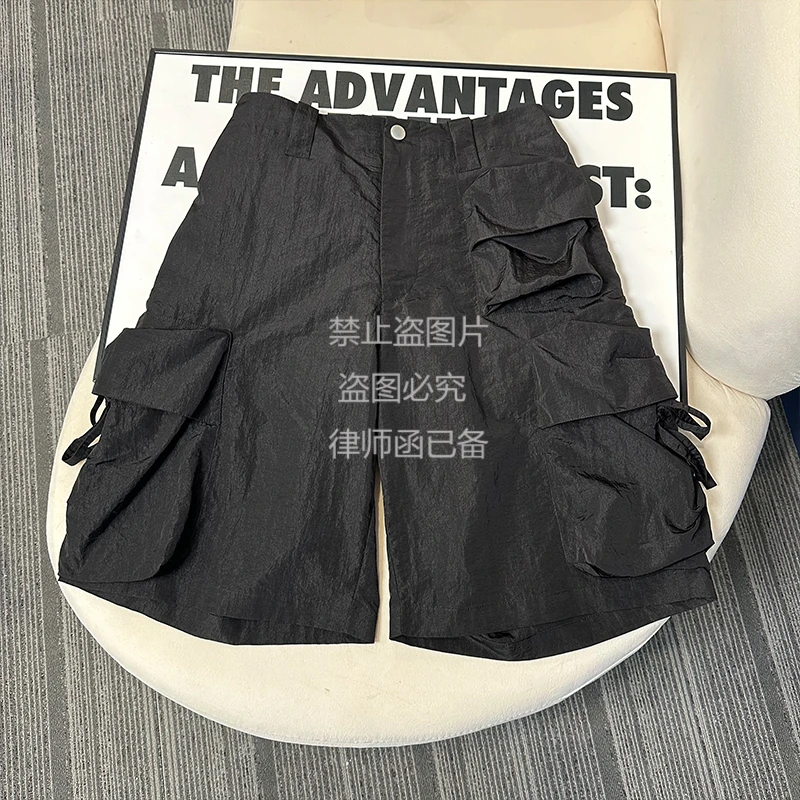 DK001//2025SS机能风五分裤夏季休闲工装短裤男（馨儿）