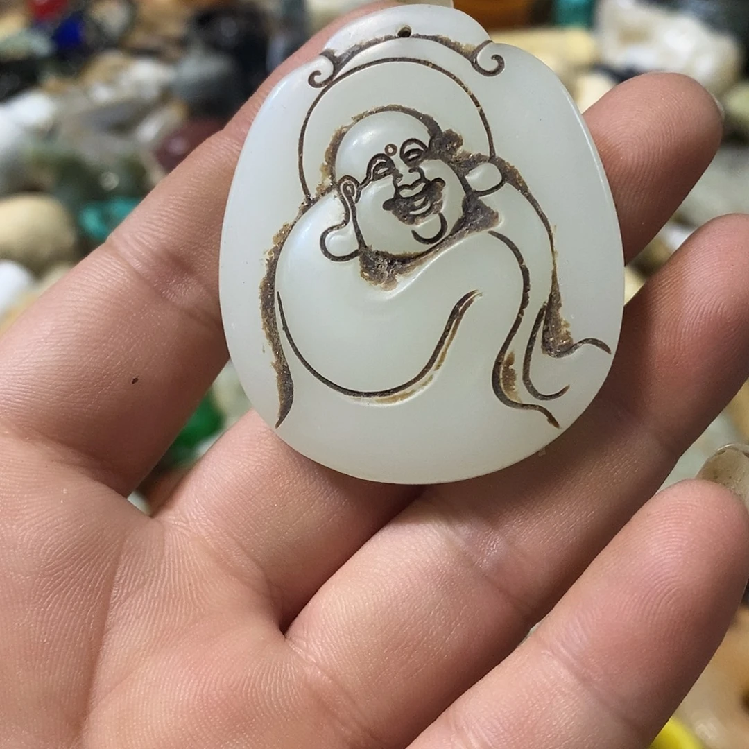 和田玉（糖玉）未镶嵌挂件