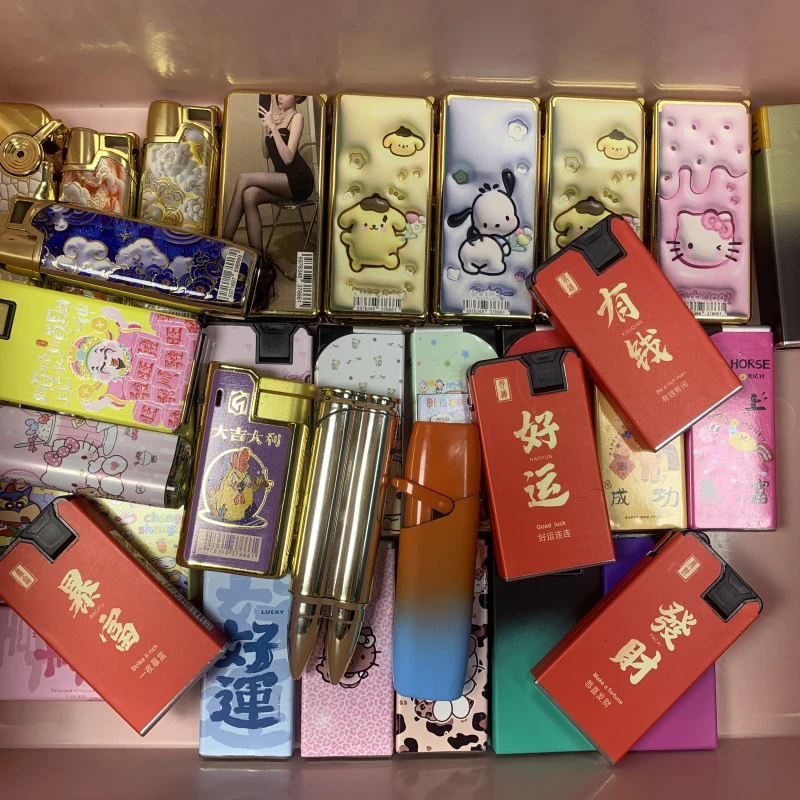 【贵款】创意蓝焰防风可充气大容量耐用打火机个性定制适合送礼