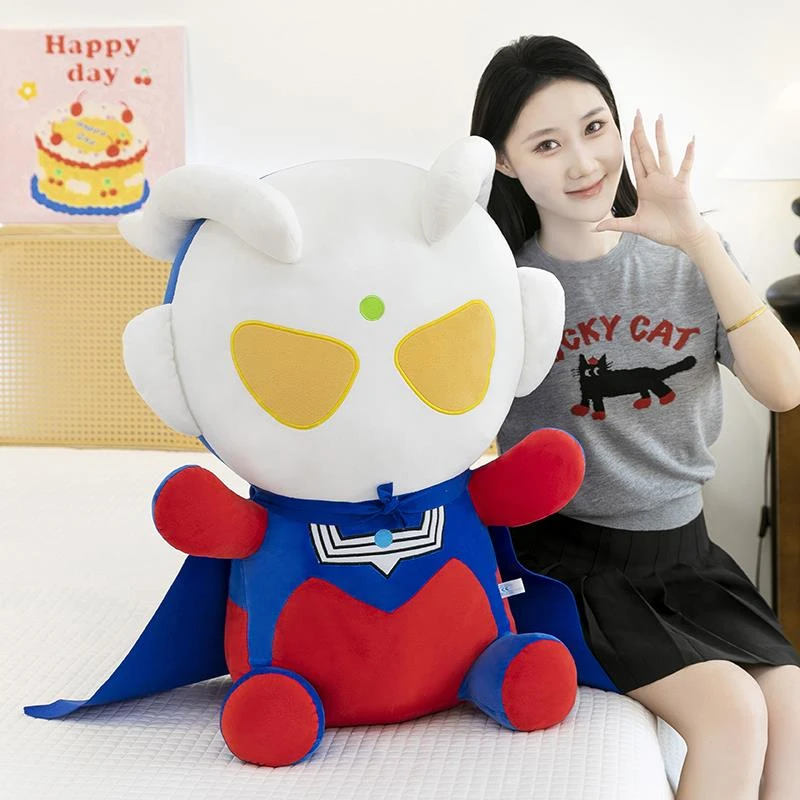 奥特曼毛绒玩具公仔赛罗布娃娃玩偶初代披风版抱枕儿童生日礼物