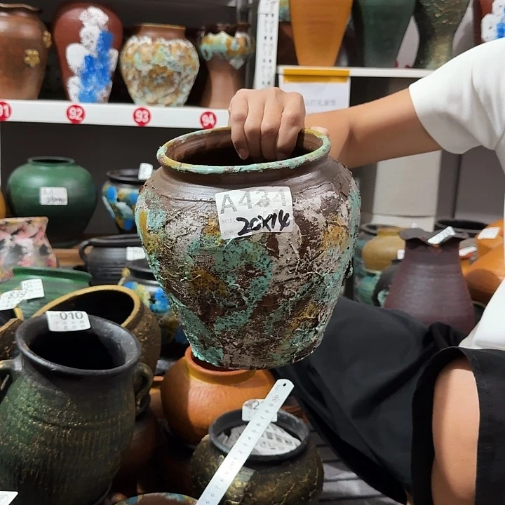 87纹路彩绘高度20口径14