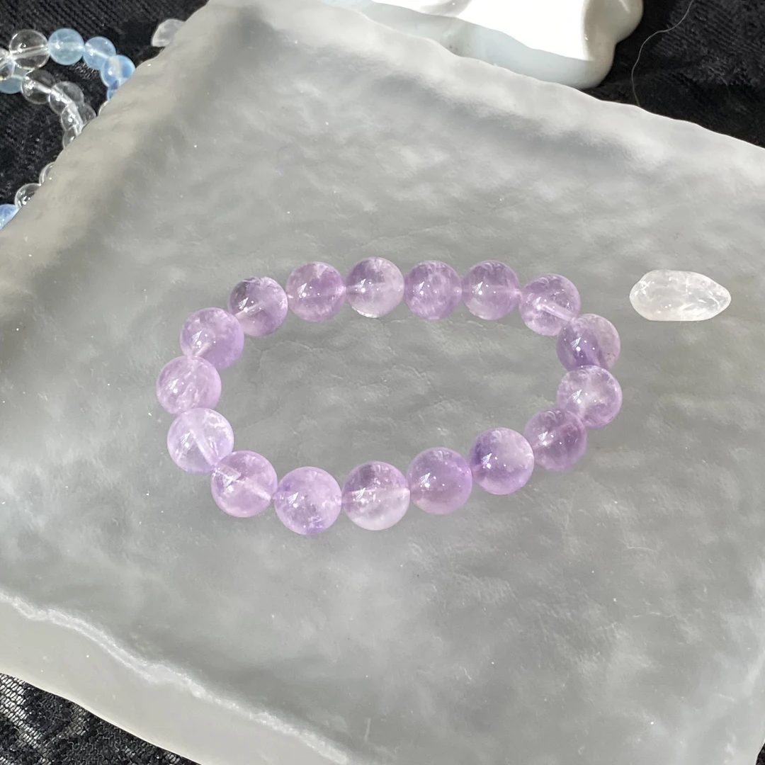 约11-12mm薰衣草圆珠单圈