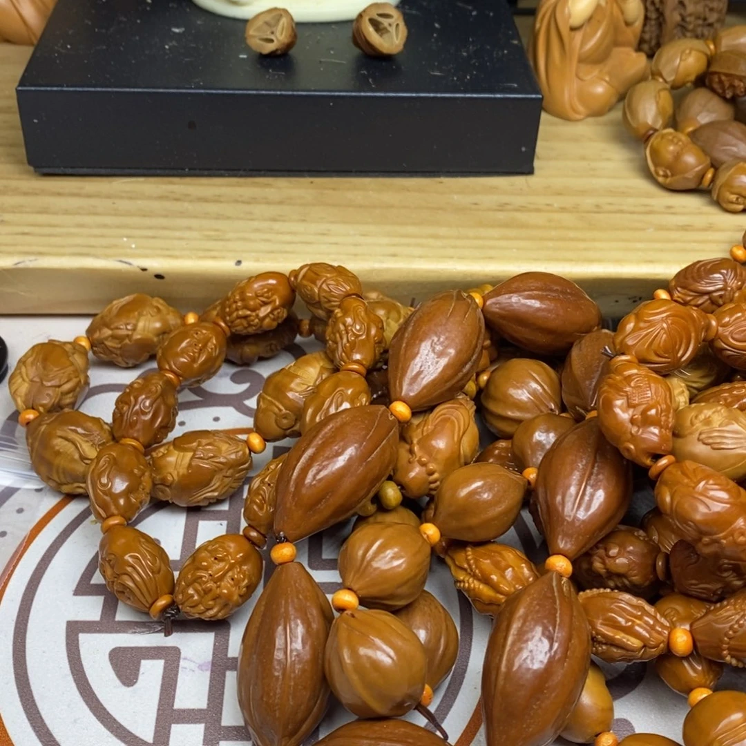 橄榄核手串/手链橄榄核橄榄核雕刻强