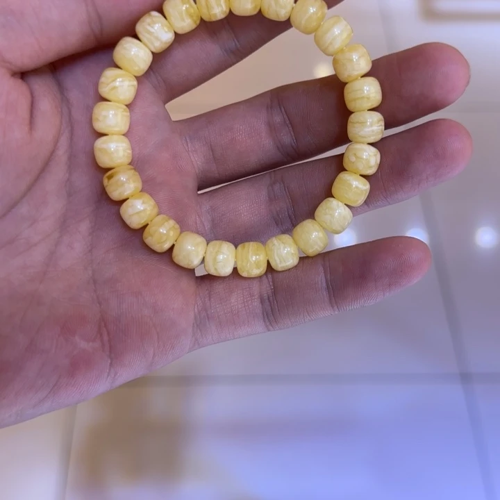 手链琥珀未镶嵌蜜蜡