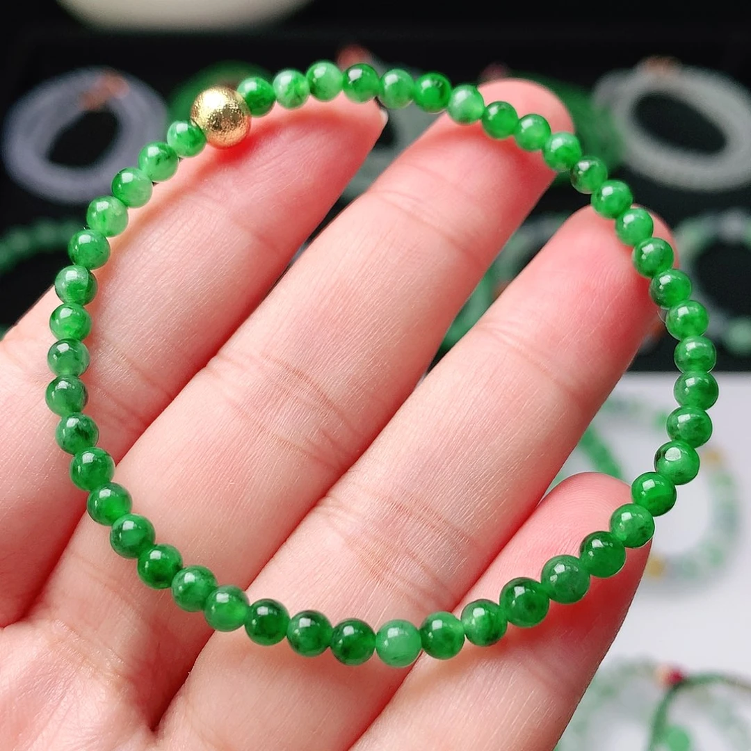 未镶嵌手链翡翠翡翠
