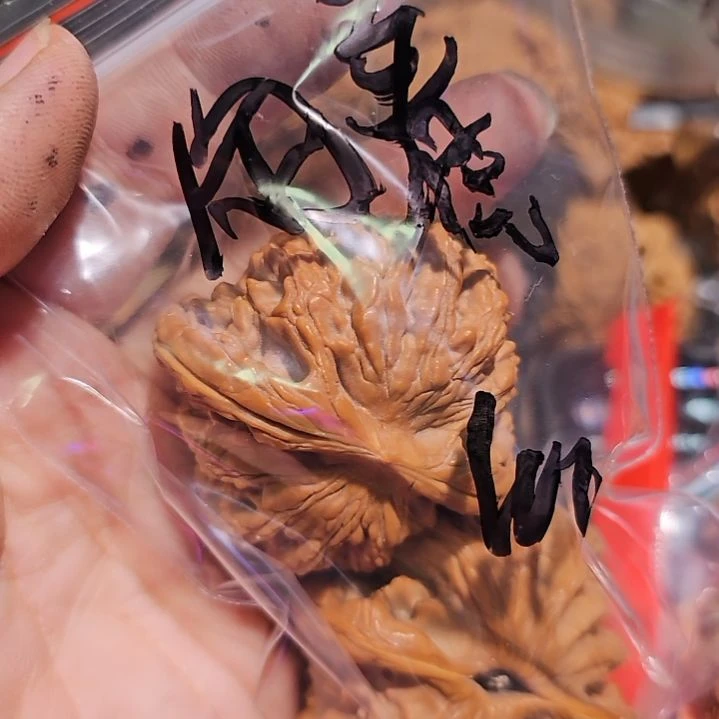 闲***着文玩核桃吊坠48狮虎，