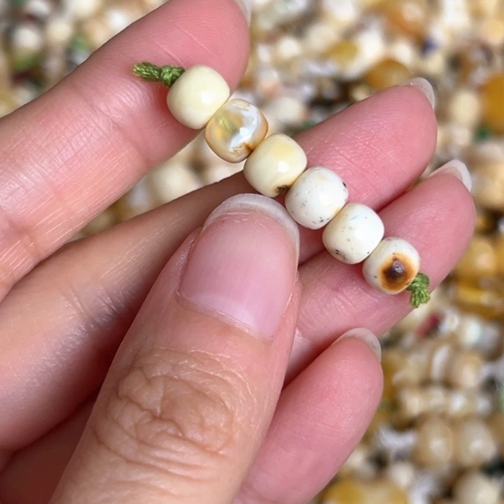 未镶嵌蜜蜡裸石7mm一组