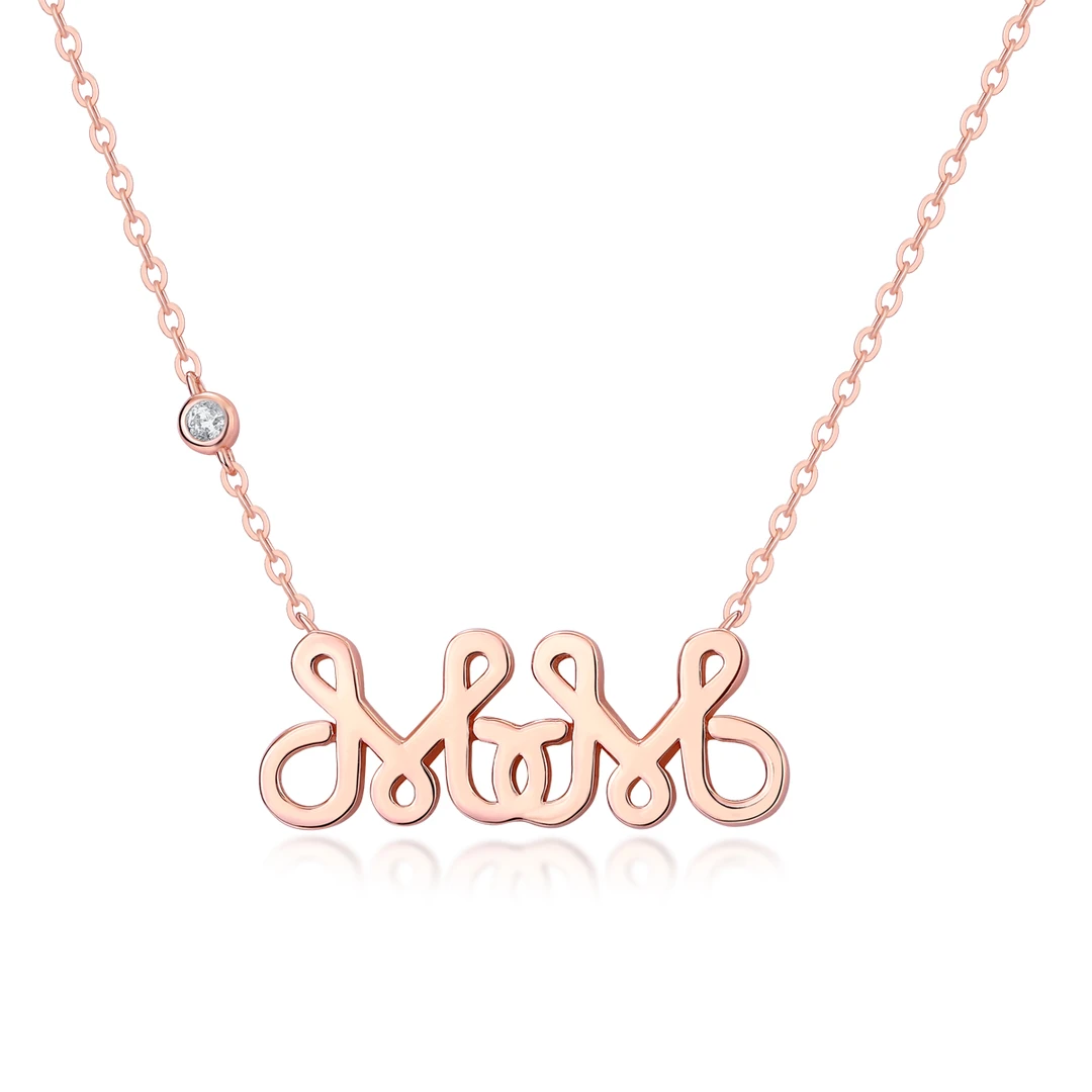 铁合金项链 漢小曼 MXM定制项链