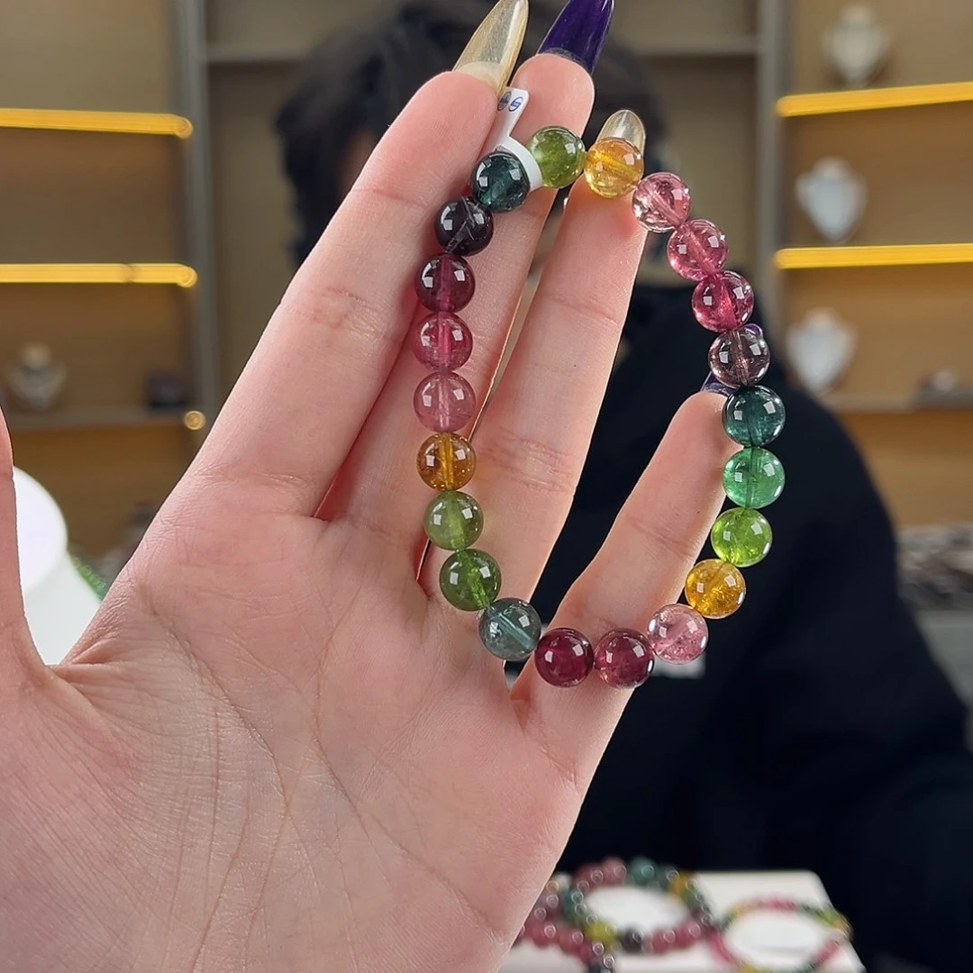 碧玺碧玺8mm（多样性发一件未镶嵌熙*