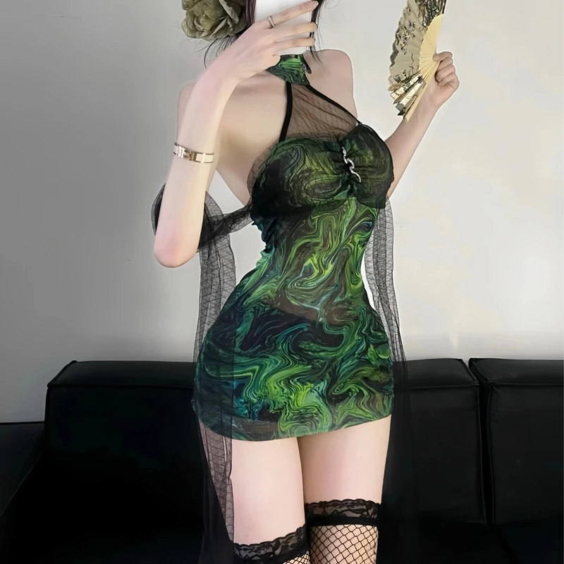 性感成人情侣趣味服装制服青蛇套装禁欲系高级感骚气女生约会战袍