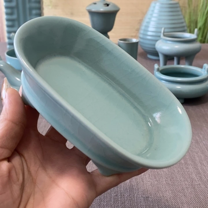 瓷片水仙盆一一一一一一一