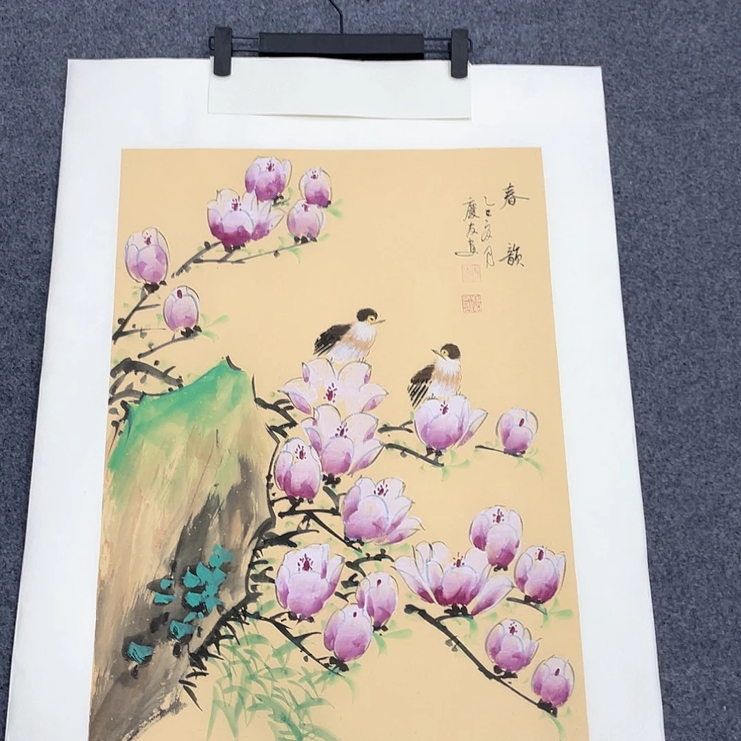 国画作品小姐姐放漏…