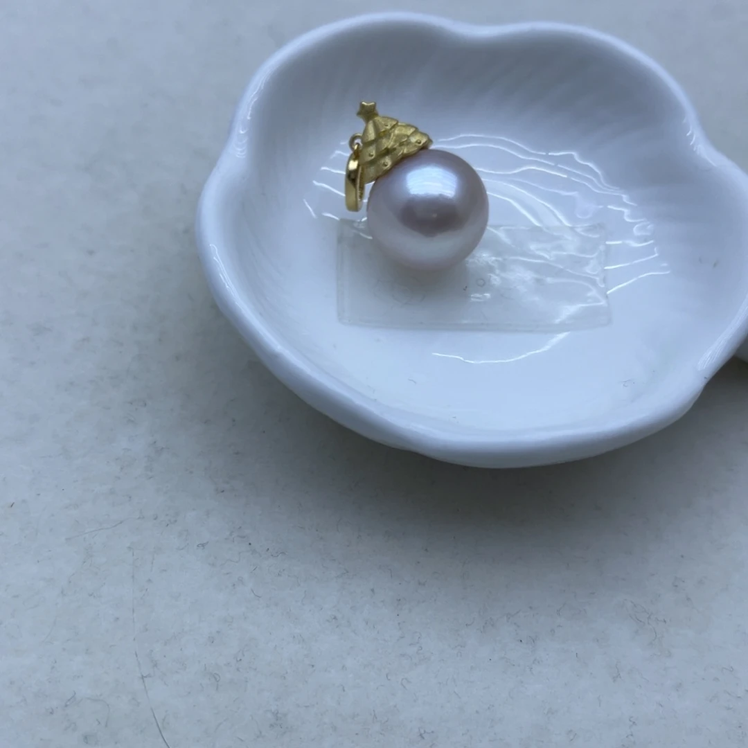 淡水珍珠颈饰银S925镶嵌