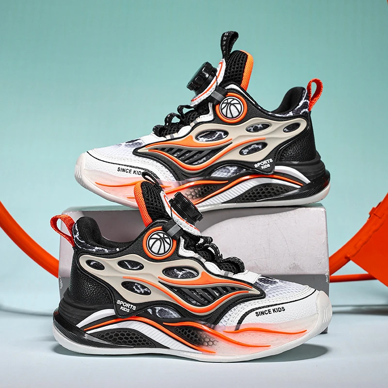 双网运动休闲儿童鞋潮流时尚儿童篮球鞋潮运动鞋
