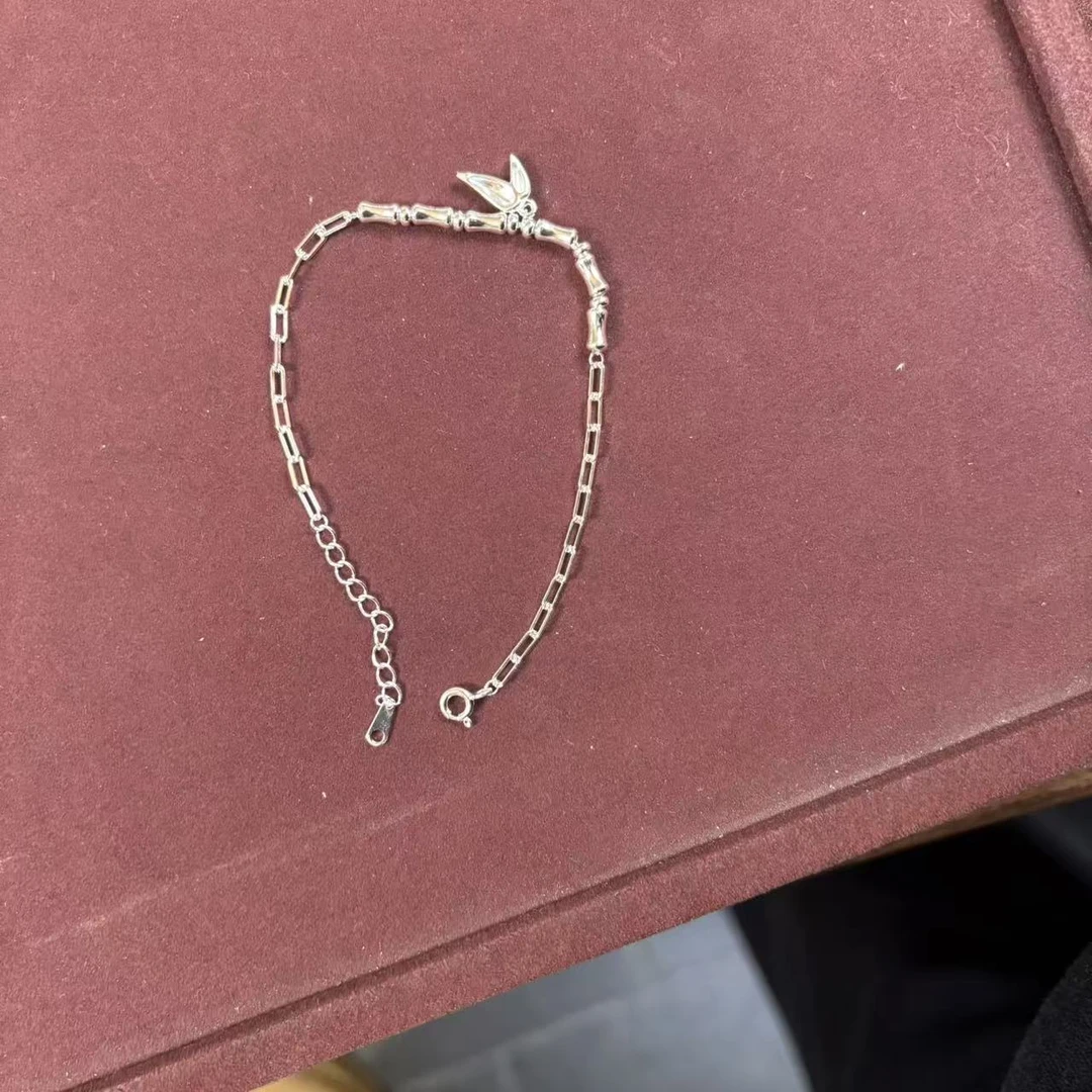 925银手链 链条经典女时尚可调节民族风简约气质通用R023