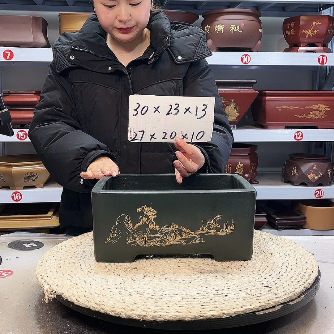 紫砂花盆紫砂花盆