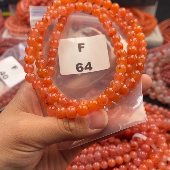 南红玛瑙未镶嵌多样性发货默认微瑕称重7mm