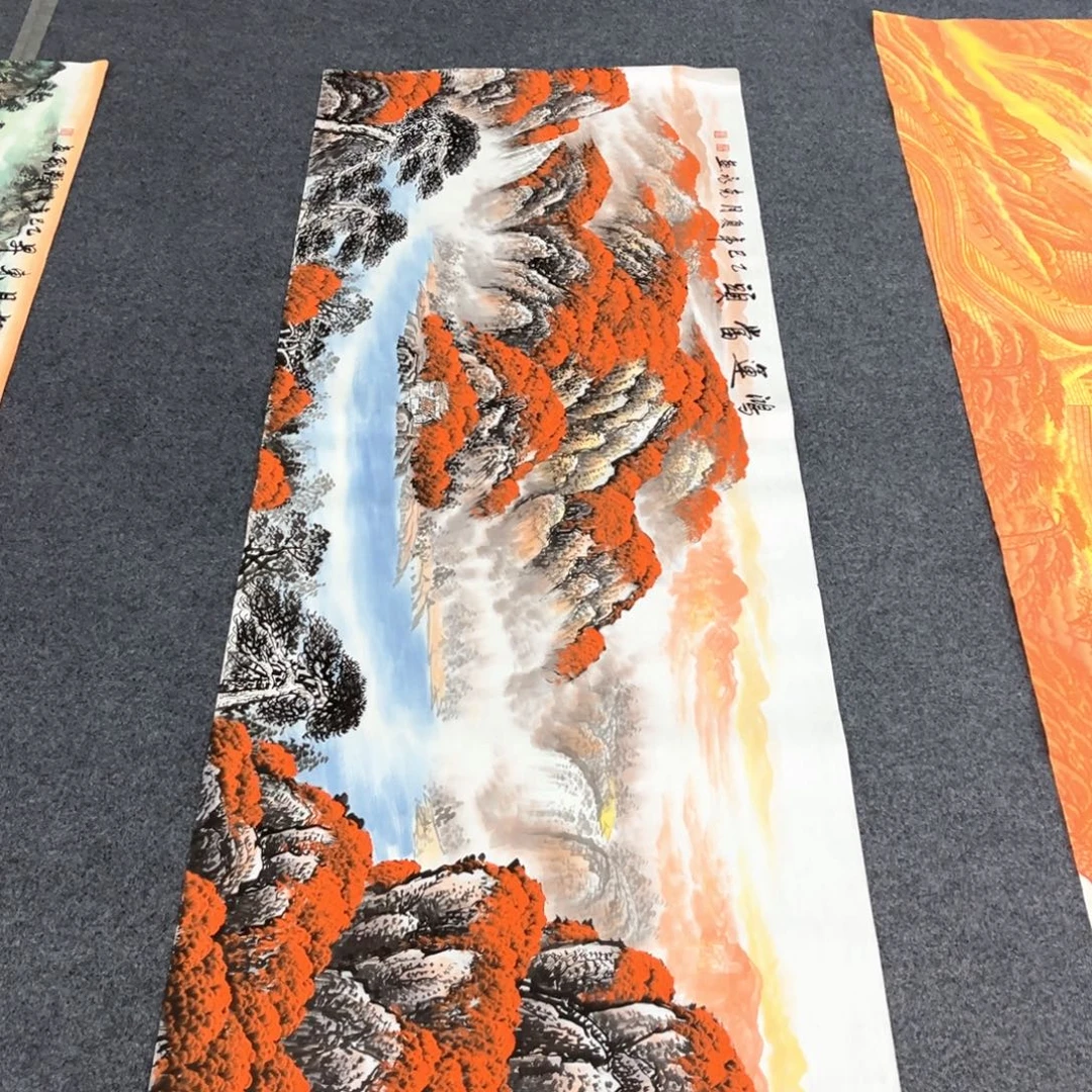 国画国画作品老师手绘