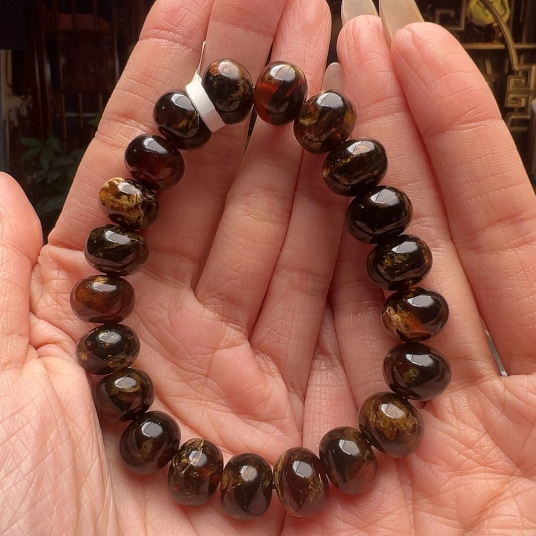 琥珀未镶嵌裸石抚顺琥珀10446十二