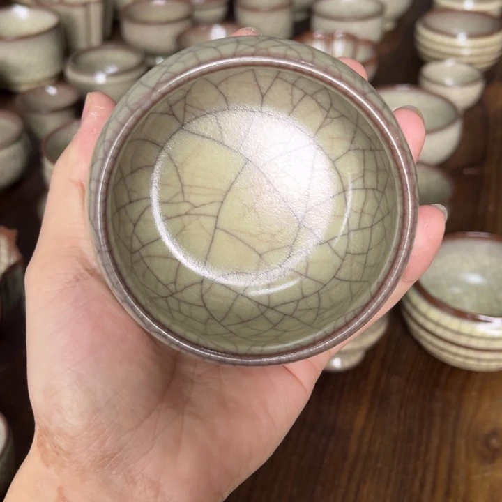 蒋加宝 传世哥窑 罗汉江*