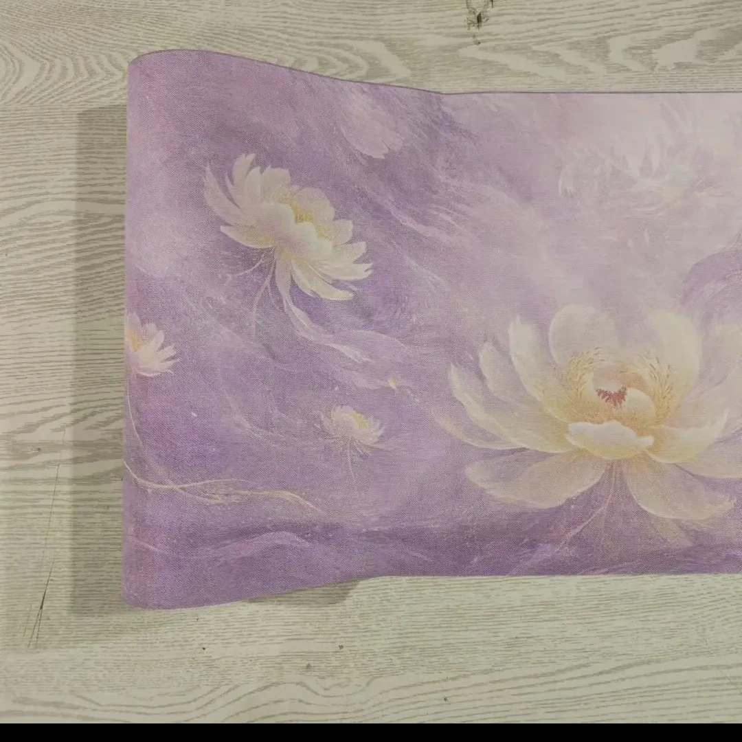 【三生紫忆长卷】纳米半生熟毛笔书法国画作品宣纸