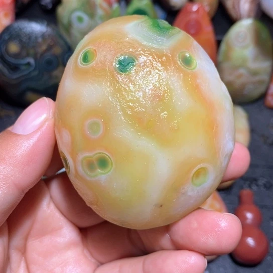 石英质玉珠宝半成品未镶嵌大**灵