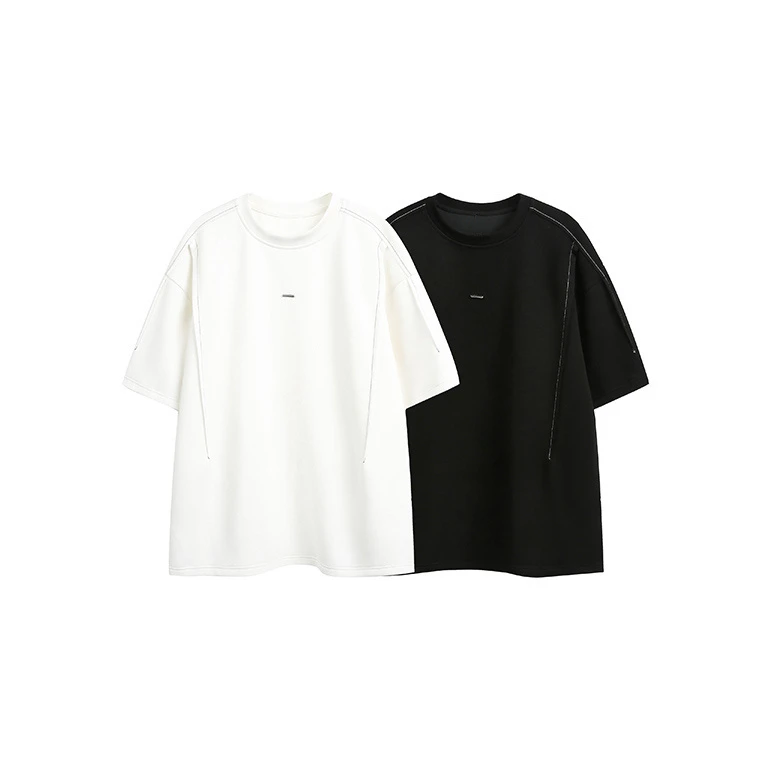 夏季潮牌cleanfit短袖T恤男女美式宽松百搭休闲重磅上衣09167
