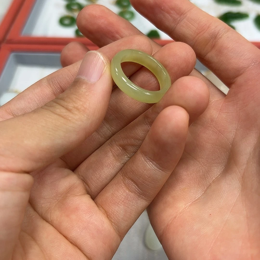 未镶嵌戒指和田玉旖***木