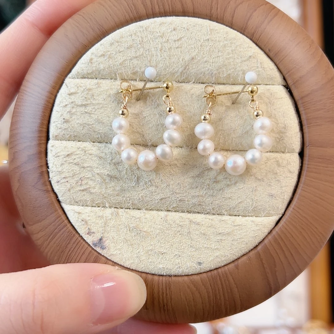 淡水珍珠原创作品银S925镶嵌