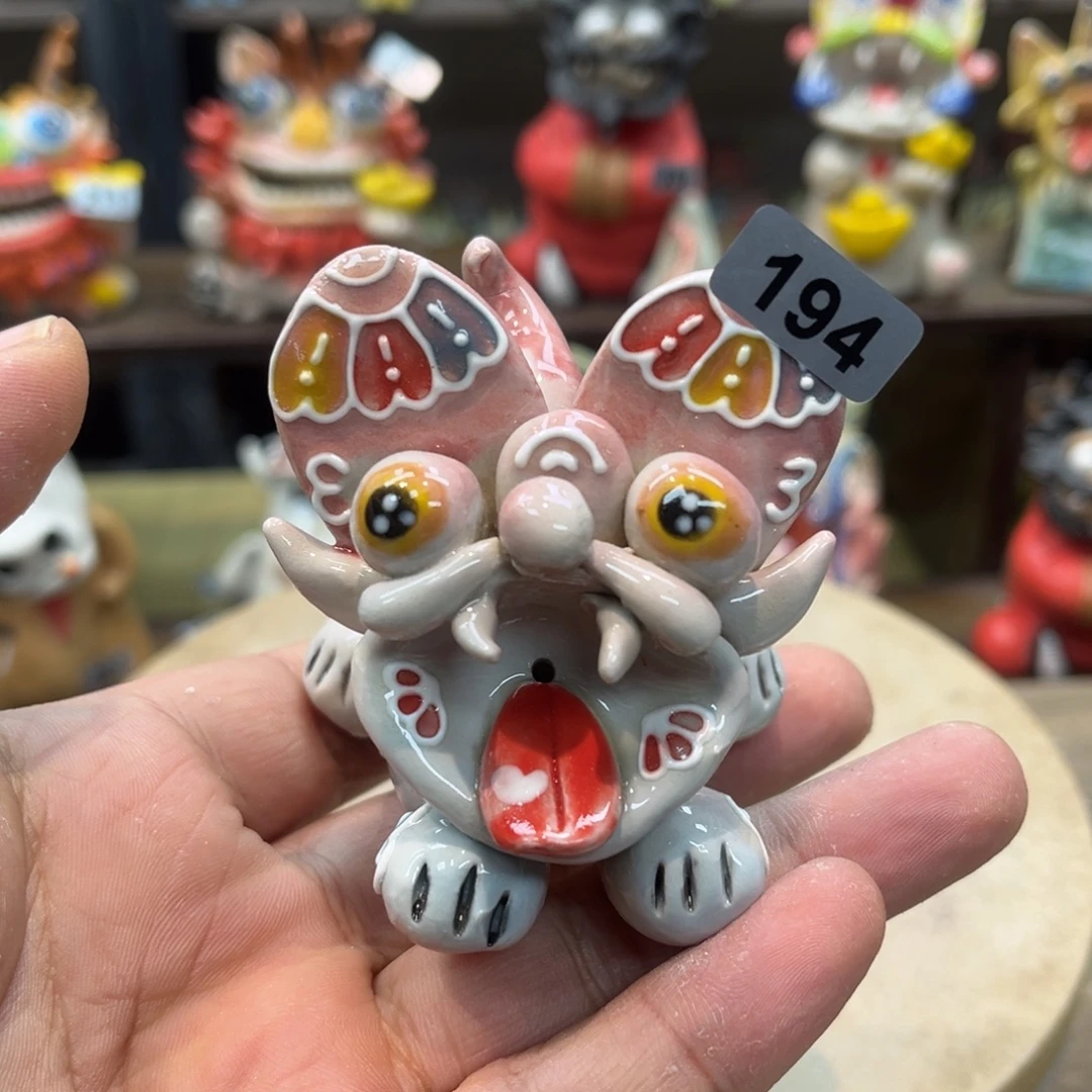 陶瓷纯手工抽象陶瓷摆件194