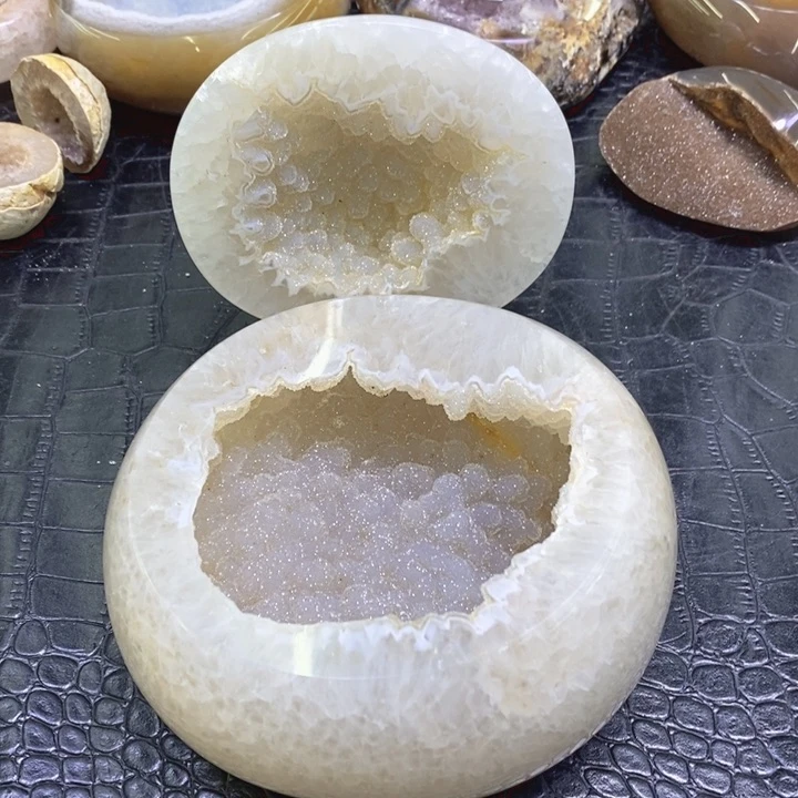 未镶嵌珠宝半成品水晶彩软啵啵盆