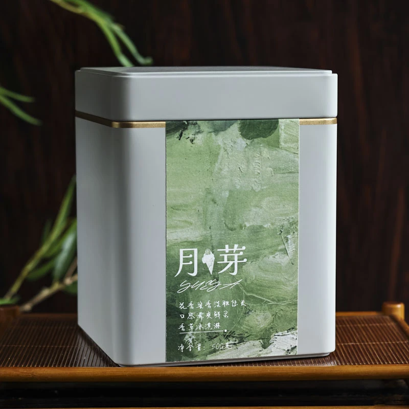 【悦生活】白茶月芽景谷大叶种一级白毫银针500克