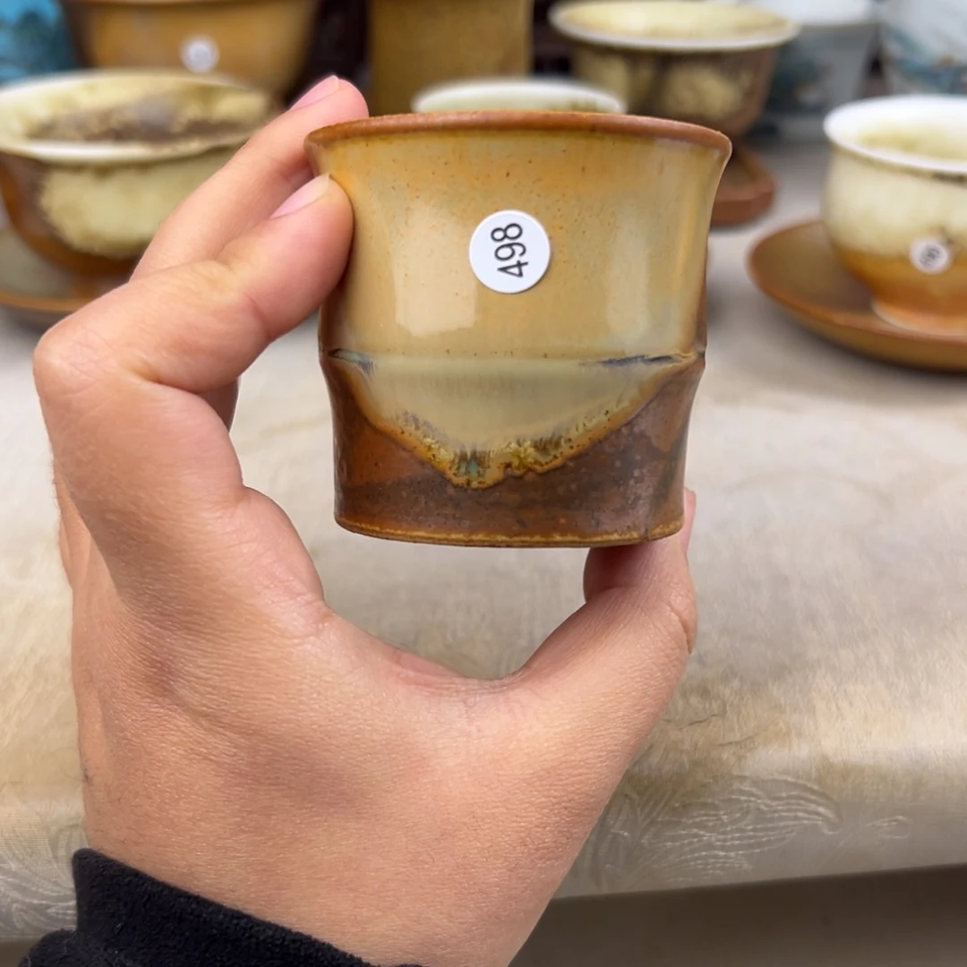 杯纯手工柴烧主人杯