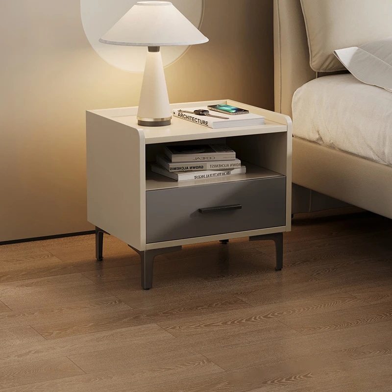 家具【国补】芝华仕烤漆现代简约床边储物收纳床头柜小柜子G104