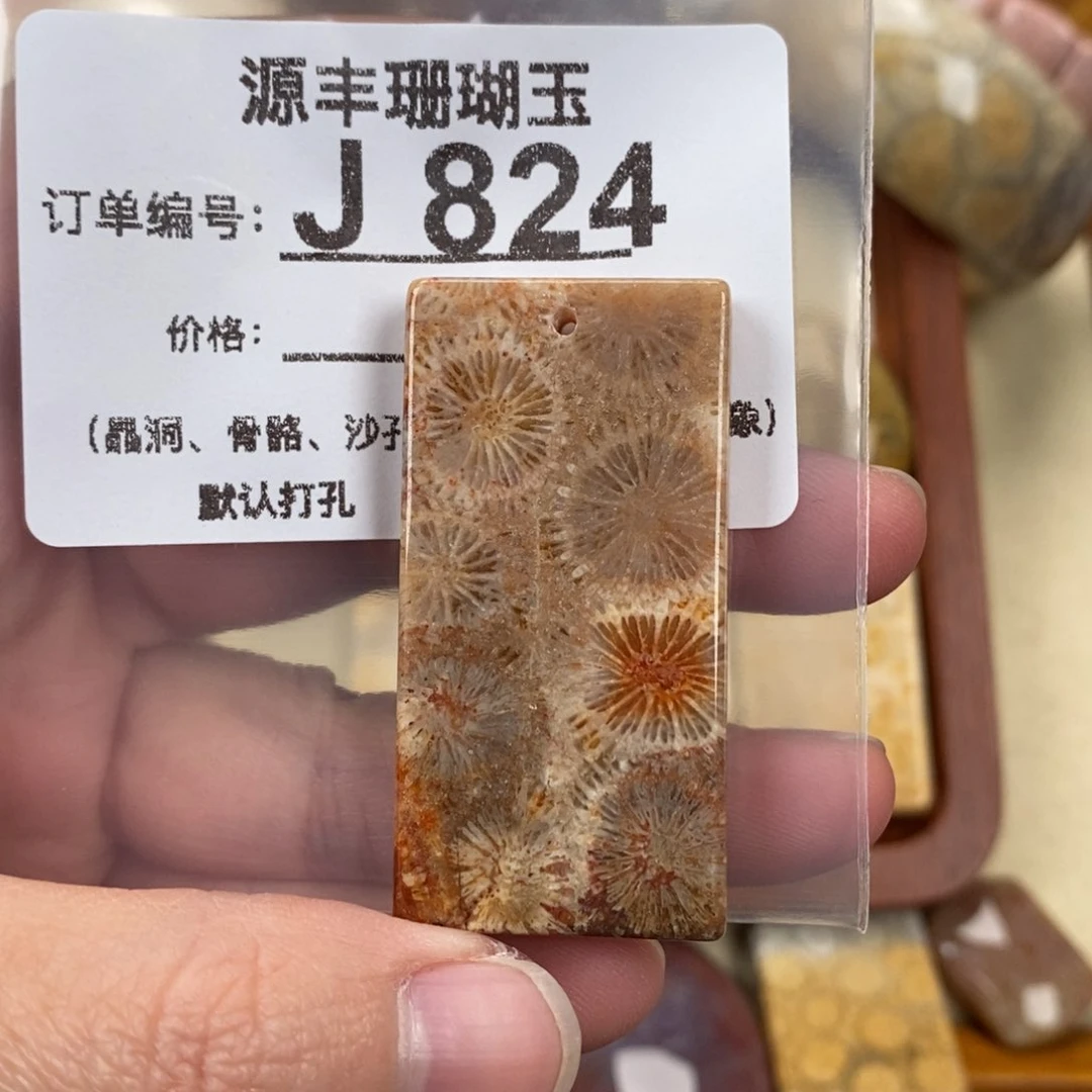 硅化玉颈饰未镶嵌稀****怪