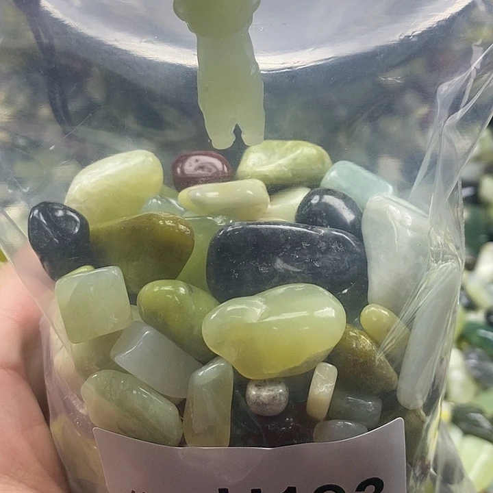 岫玉鱼缸石未镶嵌