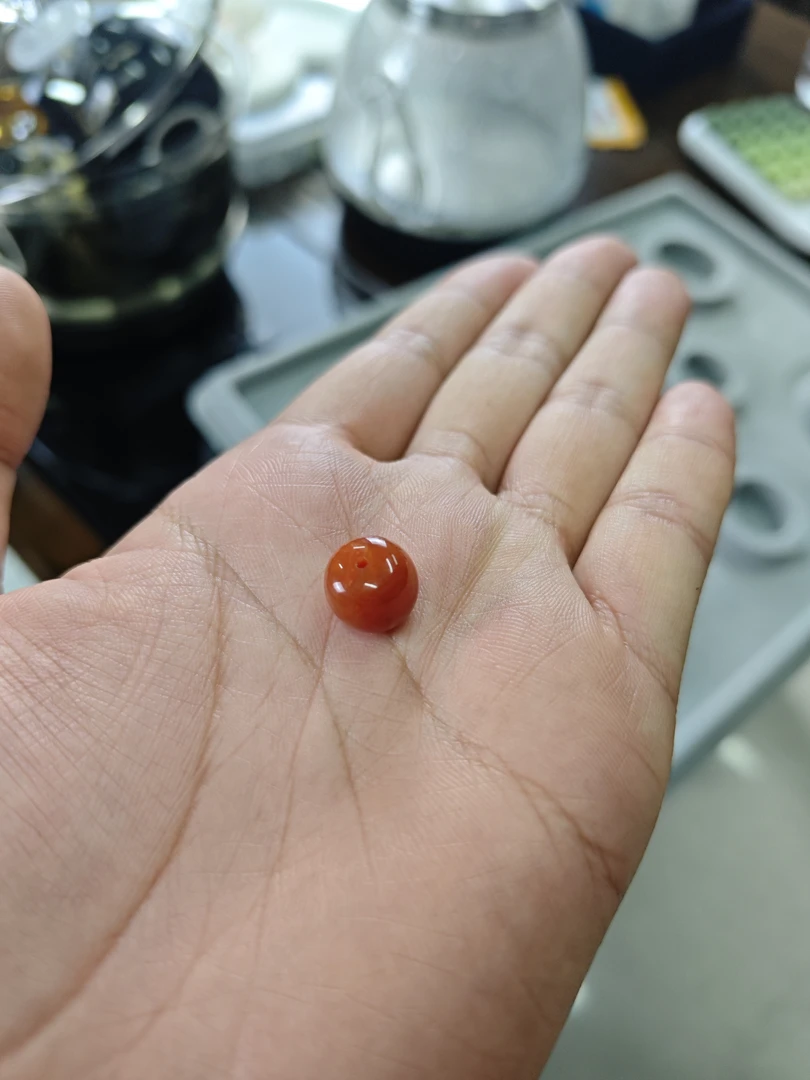 南红老型单珠 2.4g