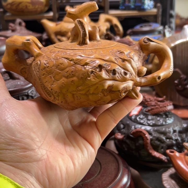 紫砂茶壶紫砂壶收藏起来了！