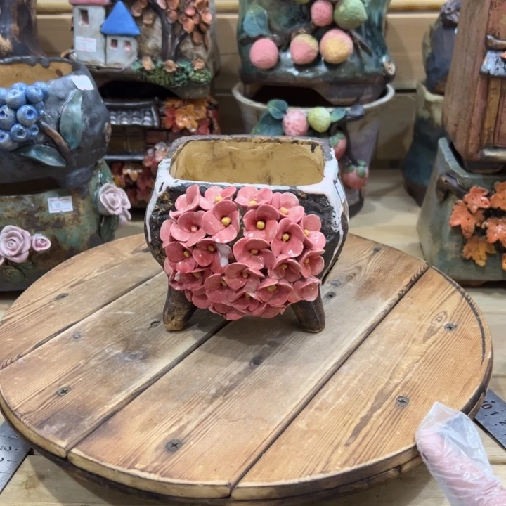 嘻哈多肉花盆百搭